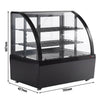 Stołowa witryna chłodnicza – 100 litrów – 705 mm – z 2 półkami – oświetlenie LED