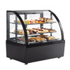 Stołowa witryna chłodnicza – 100 litrów – 705 mm – z 2 półkami – oświetlenie LED