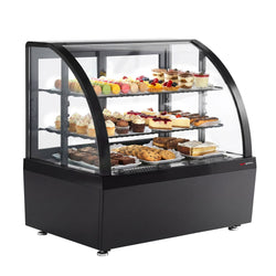 Stołowa witryna chłodnicza – 100 litrów – 705 mm – z 2 półkami – oświetlenie LED