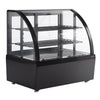 Stołowa witryna chłodnicza – 100 litrów – 705 mm – z 2 półkami – oświetlenie LED