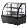 Stołowa witryna chłodnicza – 100 litrów – 705 mm – z 2 półkami – oświetlenie LED