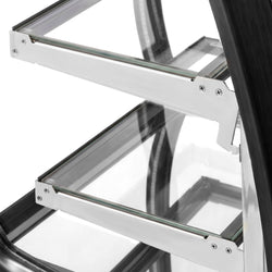 Stołowa witryna chłodnicza – 188 litrów – 718 mm – z 2 półkami – oświetlenie LED