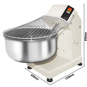 Mikser do ciasta - 130 litrów / 50 kg - ze stałą dzieżą - 400 V - Prime Gastro