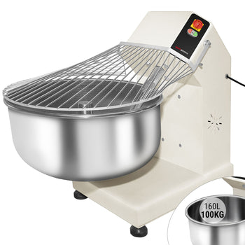 Mieszarka do ciasta - 160 litrów / 100 - ze stałą dzieżą kg - 400 V - Prime Gastro