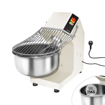 Mikser do ciasta - 50 litrów / 25 kg - ze stałą dzieżą - 230 V - Prime Gastro