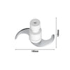 Sitko do wilka - model VCSM33 - 185x185x100mm - stal nierdzewna - z 2 ostrzami - do zagniatania ciasta
