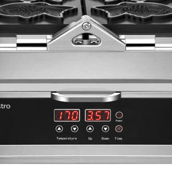 Profesjonalna maszyna do tartaletek – 1,6 kW – w zestawie forma do tartaletek: 3 sztuki w kształcie rybki taiyaki