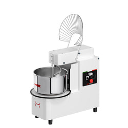 Miesiarka spiralna do ciasta - 22L / 18kg - 2 prędkości - z wyjmowaną dzieżą - z timerem - z podnoszoną głowicą - do ciast ciężkich - 400V