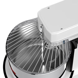 Miesiarka spiralna do ciasta - 22L / 18kg - 2 prędkości - z wyjmowaną dzieżą - z timerem - z podnoszoną głowicą - do ciast ciężkich - 400V