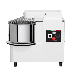 Miesiarka spiralna do ciasta - 33L / 25kg - 2 prędkości - z wyjmowaną dzieżą - z timerem - z podnoszoną głowicą - do ciast ciężkich - 400V