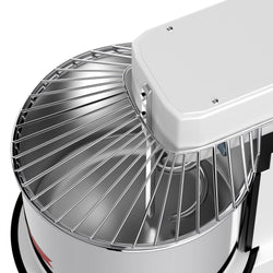 Miesiarka spiralna do ciasta - 33L / 25kg - 2 prędkości - z wyjmowaną dzieżą - z timerem - z podnoszoną głowicą - do ciast ciężkich - 400V