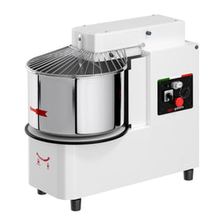 Miesiarka spiralna do ciasta - 42L / 38kg - 2 prędkości - z wyjmowaną dzieżą - z timerem - z podnoszoną głowicą - do ciast ciężkich - 400V