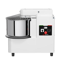 Miesiarka spiralna do ciasta - 42L / 38kg - 2 prędkości - z wyjmowaną dzieżą - z timerem - z podnoszoną głowicą - do ciast ciężkich - 400V