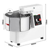Dough mixer - 53 liters / 44 kg - 2 speeds - with fixed bowl - timer function