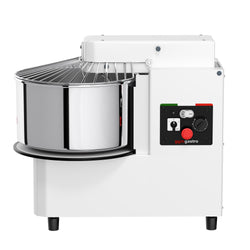 Miesiarka spiralna do ciasta - 53L / 44kg - 2 prędkości - z wyjmowaną dzieżą - z timerem - z podnoszoną głowicą - 400V