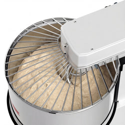 Miesiarka spiralna do ciasta - 53L / 44kg - z wyjmowaną dzieżą - z timerem - z podnoszoną głowicą - do ciast ciężkich - 400V