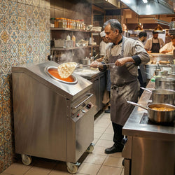 Piec gazowy tandoori - 715x1225mm - Stal nierdzewna