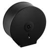 Commercial Jumbo Toilet Roll Dispenser - Single-Roll - fits rolls up to 210mm - Stainless Steel - Black