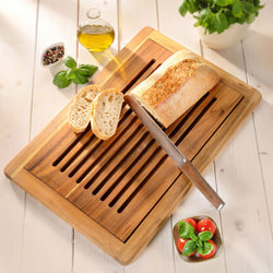 (5 sztuk) Deska do krojenia – drewno akacjowe – 320 x 475 x 20 mm