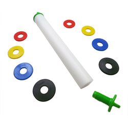 Wałek do ciasta regulowany - Ø60x450mm - tworzywo sztuczne