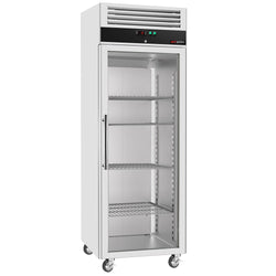 Zamrażarka ze stali nierdzewnej ECO - 600 litrów - z 1 szklanymi drzwiami