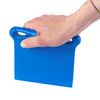 Dough Scraper - Stainless Steel Blade - 168x172mm - Blue - Plastic Handle