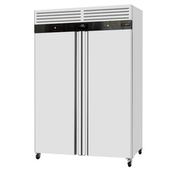 Szafa mroźnicza ze stali nierdzewnej ECO - 1200L - 1340x710mm - 2 drzwi - chłodzenie wentylowane; zamek