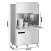 Double-Skinned Pot / Utensil Washer - Digital Controls - 16kW - with Detergent & Rinse Aid Pumps