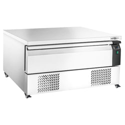 Commercial Undercounter Fridge Freezer - Dual Temperature [-22 to +8°C] - 1230mm - 1 Drawer - 2x GN 1/1 - incl. Chip Scuttle