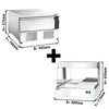 Commercial Undercounter Fridge Freezer - Dual Temperature [-22 to +8°C] - 905mm - 1 Drawer - 2x GN 1/1 - incl. Chip Scuttle