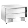 Commercial Undercounter Fridge Freezer - Dual Temperature [-22 to +8°C] - 1230mm - 2 Drawer - 2x GN 1/1 - incl. Chip Scuttle