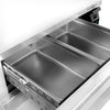 Commercial Undercounter Fridge Freezer - Dual Temperature [-22 to +8°C] - 905mm - 2 Drawer - 4x GN 1/1
