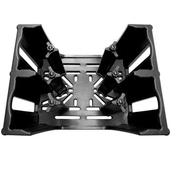 Dozownik do talerzy - nieogrzewany - z kółkami i 6 regulowanymi przegrodami - 180 - 480 talerzy - Prime Gastro