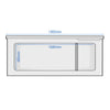 Chest freezer - 1800mm - 534 litres - stainless steel lid - including partition wall
