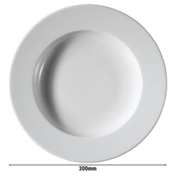 (24 sztuki) PERA biała - talerz głęboki - Ø 30 cm