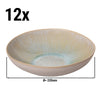 (12 szt.) Talerz głęboki LIGHT BLUE SEA – Ø 220 mm – niebieski