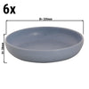 (6 szt.) Talerz głęboki SANDY LOAM – Ø 220 mm – niebieski