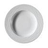 (24 pcs) SEA WAVE | Deep Plate - Porcelain - Ø300mm - White