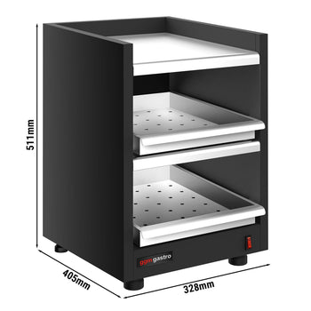 Podgrzewacz do filiżanek – 400 W – z 3 półkami - Prime Gastro
