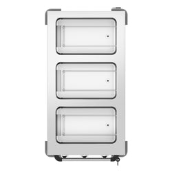 Wózek termiczny do Bemarów - 3 x GN 1/1 - temperatura każdego pojemnika regulowana oddzielnie