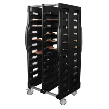 Wózek na tace – podwójny – na 24 tace EN 530x370 - Prime Gastro