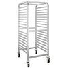 Pattisserie Tray Trolley - Stainless Steel - 15-Level - for 15 x 600x400mm Trays