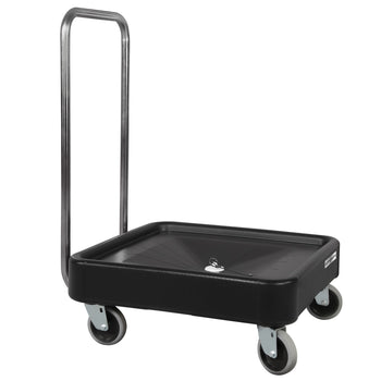 Wózek transportowy do koszy zlewozmywakowych - 58 x 58 cm - z uchwytem - Prime Gastro