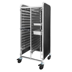 Wózek na tace – na 30 tac GN 1/1 – z cichymi kółkami