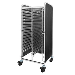 Wózek na tace – na 30 tac GN 1/1 – z cichymi kółkami