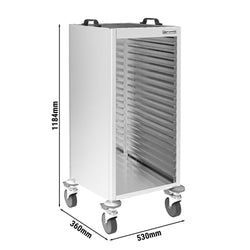 Wózek na tace – na 18 tac 420 x 280 mm