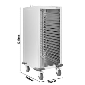 Wózek na tace – na 10 tac GN 2/1 lub 20x GN 1/1 - Prime Gastro