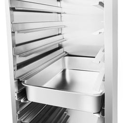 Wózek na tace ze stali nierdzewnej – na 14 pojemników GN 1/1 lub 14 pojemników EN 600x400