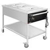 Bemar jezdny – 1,95 kW – 3 pojemniki GN 1/1 – wspólna regulacja temperatury w komorach