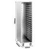 Tray trolley – stainless steel – for 18x GN 1/1 or 18x EN 600 x 400, image 2 of 10